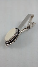Load image into Gallery viewer, Ostrich Egg Shell Tie Clip