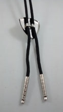 Load image into Gallery viewer, Ostrich Egg Shell Triangular Shaped Bolo Tie