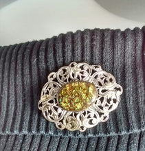 Load image into Gallery viewer, Large Ammolite Pin/Pendant