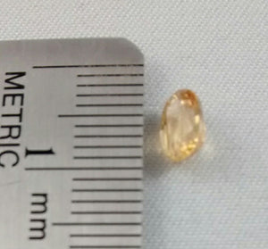 Yellow Faceted Sapphire