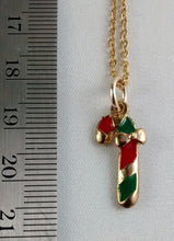 Load image into Gallery viewer, Candy Cane Charm Necklace
