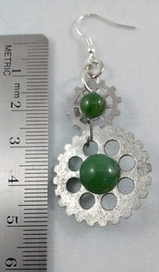 Size of BC Jade Reversible Dangling Earrings