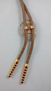 Back view of Elk Horn Bolo Tie