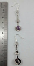 Load image into Gallery viewer, Amethyst Chips Dangling Earrings
