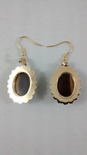 Load image into Gallery viewer, Tiger Eye Pierced Earrings
