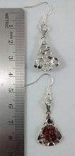 Load image into Gallery viewer, Garnet Chip Dangling Earrings
