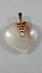 Madagascar Shell Heart-shaped Necklace