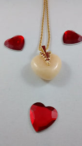 Calcite Heart-Shaped Necklace