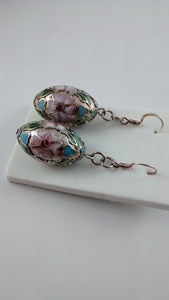 Decorative Egg Shaped Earrings