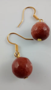 Goldstone Earrings