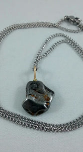 Odessa Meteorite Fragment Pendant with Stainless Steel Chain