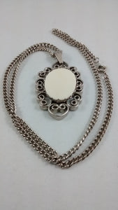 Large Ostrich Egg Shell Necklace