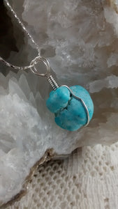 Reconstituted Turquoise Necklace