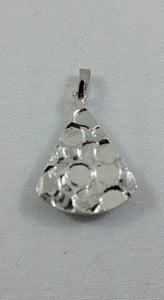 Triangular Shaped Silver Colored Jewelry Mount