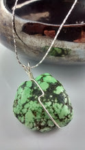 Load image into Gallery viewer, Dyed Green Magnesite Pendant
