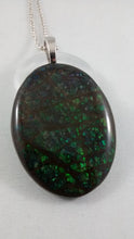 Load image into Gallery viewer, Greenish-Blue Ammolite Pendant
