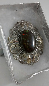 Large Ammolite Pin/Pendant