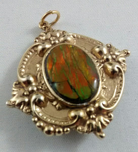 Ammolite Pin or Pendant