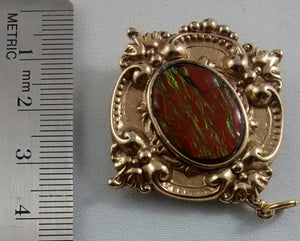 Ammolite Pin or Pendant