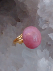 Rhodonite Adjustable Ring