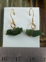 Load image into Gallery viewer, BC Jade Bird Earrings
