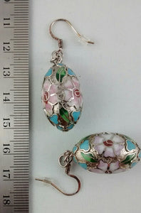 Decorative Egg Shaped Earrings