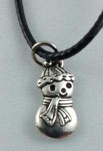 Snowman Charm Necklace