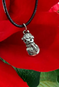 Snowman Charm Necklace