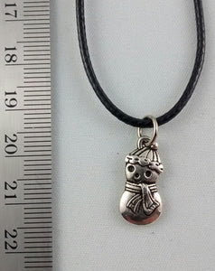 Snowman Charm Necklace